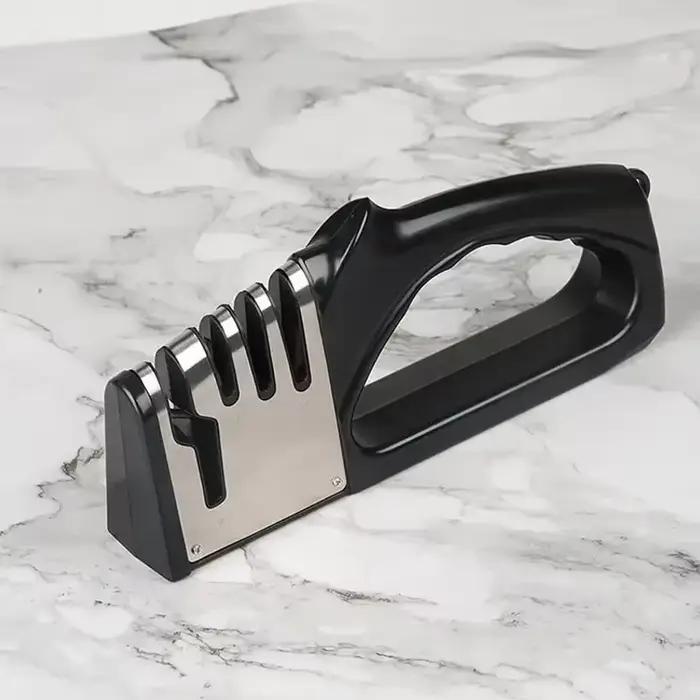 Aiguiseur de couteaux multifonctionnel en acier inoxydable pour la maison usage quotidien et événements spéciaux