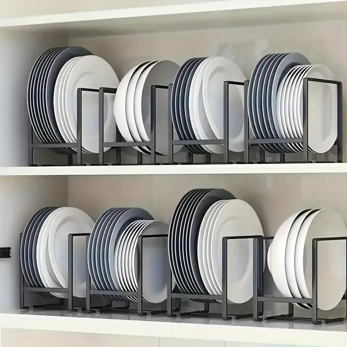 Support vertical en acier inoxydable pour rangement de vaisselle et organisation de cuisine, bureau ou chambre multifonctionnel