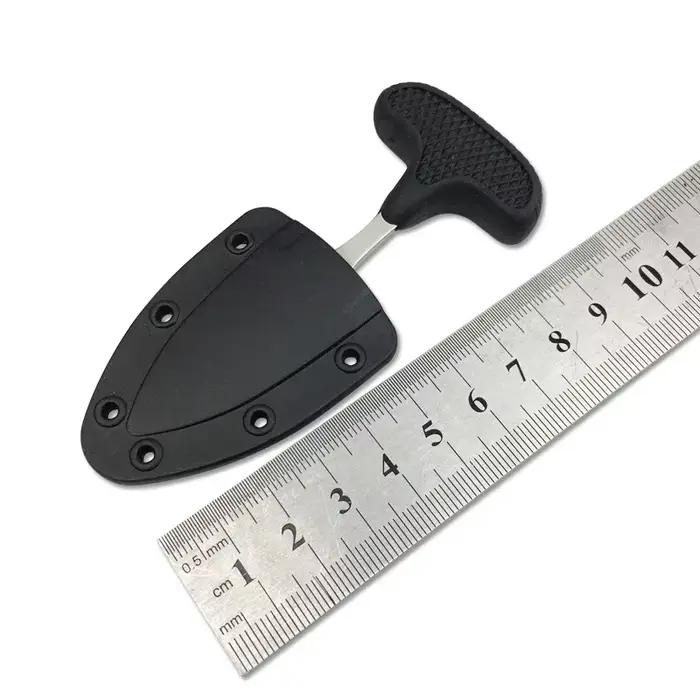 Couteau multifonction en acier inoxydable avec collier de transport pour camping et activités de plein air occasions spéciales