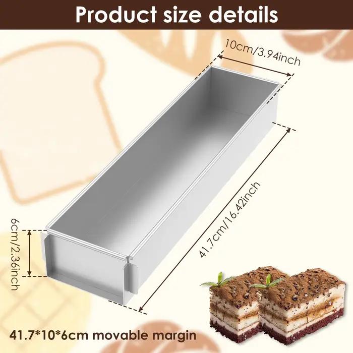 Moule à gâteau rectangulaire antiadhésif