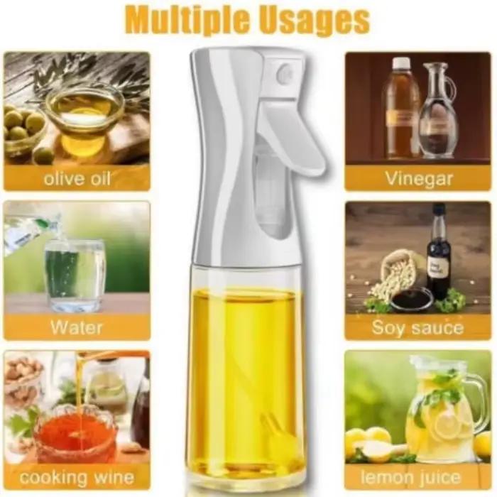 Bouteille pulvérisateur en verre pour cuisine, friteuse à air, bouteille pulvérisateur d'huile comestible, bouteille pulvérisateur, atomiseur, réservoir d'huile