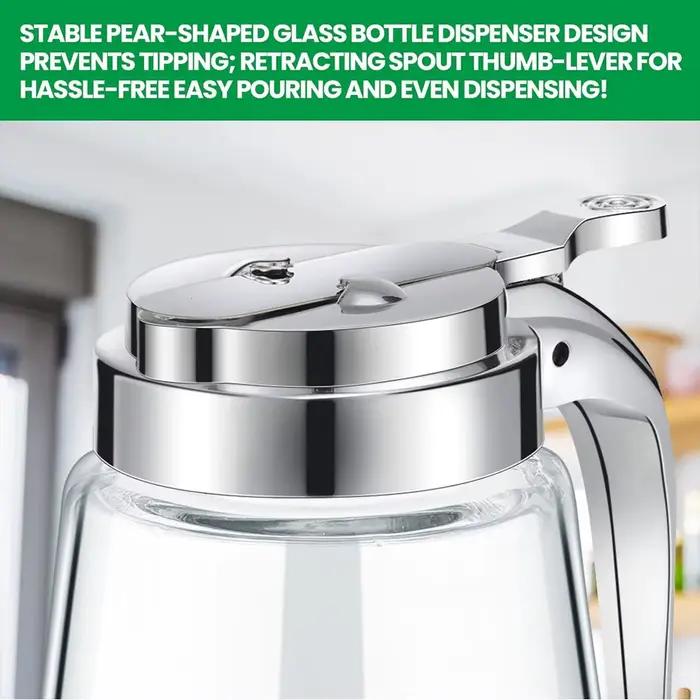 Distributeur de sirop en verre