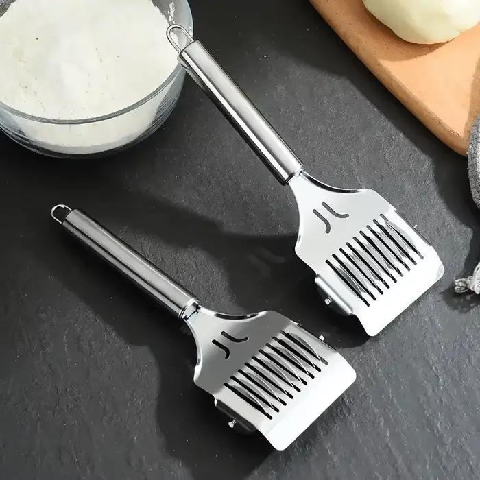 Coupe-nouilles en acier inoxydable machine à nouilles et spaghetti accessoire de cuisine pour préparer des nouilles fraiches oignons verts gingembre ail et plus