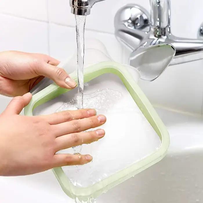 Boîte à bento en silicone réutilisable