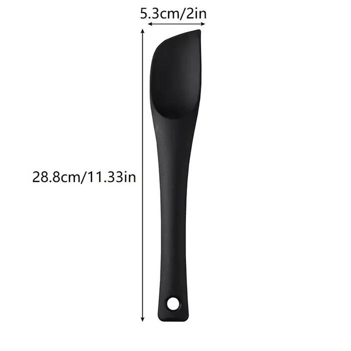 Spatule en silicone pour cuisine, grattoir à pâte, lisseur à crème et beurre, ustensiles résistants à la chaleur, outils de pâtisserie pour gâteaux