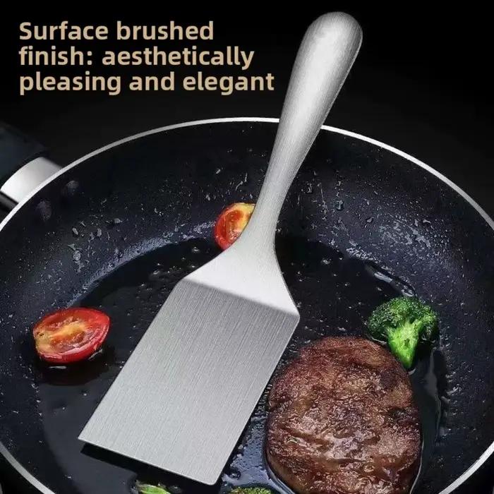 Spatule plate en acier inoxydable