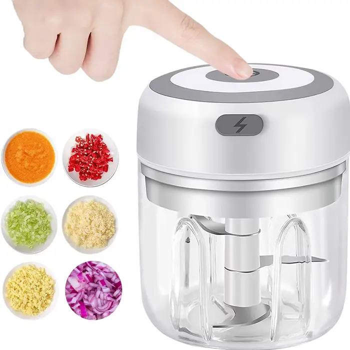 Mini hachoir électrique à ail de 100ml/250ml
