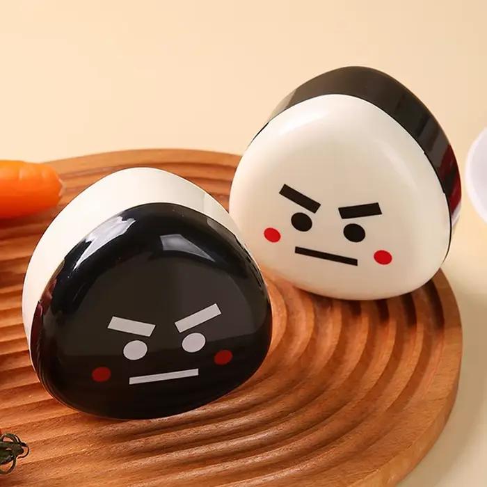 Boîte à Bento triangulaire de dessin animé mignon