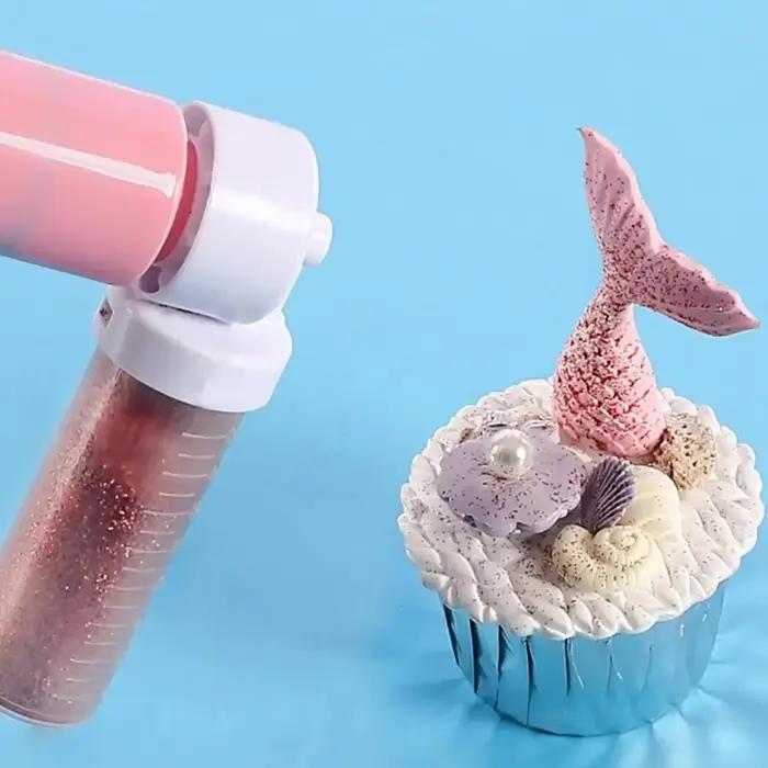 Pistolets de pulvérisation manuels à paillettes pour décoration de gâteau