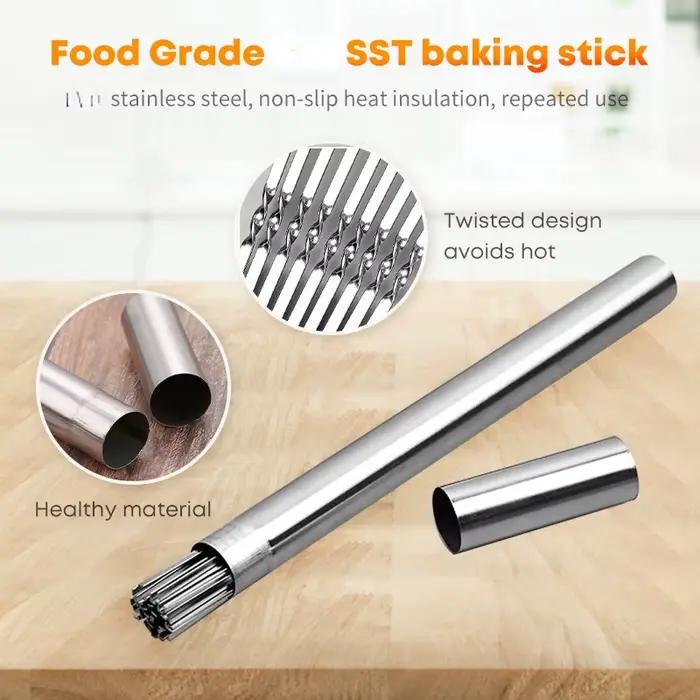 Brochettes de barbecue réutilisables en acier inoxydable fourchettes pour kebab camping pique-nique en plein air outils de cuisine pour barbecue occasions spéciales