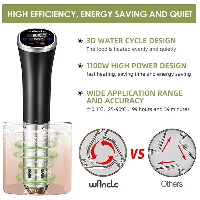 Wancle-Cuiseur Sous Vide à Immersion Étanche IPX7