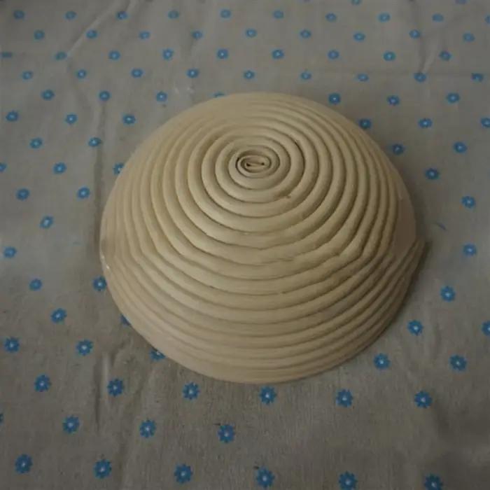 Ensemble de paniers de levée ronds en rotin naturel non blanchi pour la préparation de pains artisanaux occasions familiales et sociales