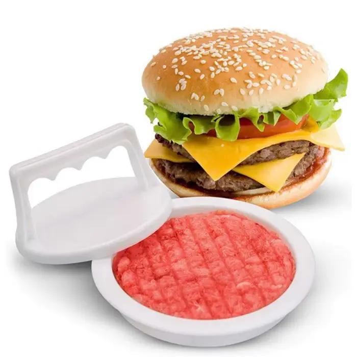 Presse à hamburger en plastique, 1 pièce, pour viande farcie, grill, fête, barbecue, moule, outil de cuisine
