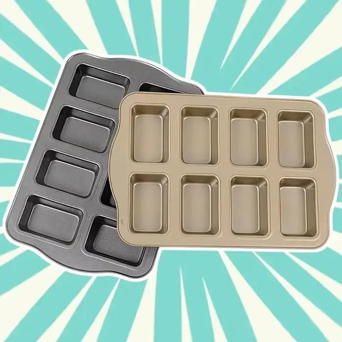 Accessoires pour outils de cuisson, moule à gâteau Non collant, cheesecake, poêle à pain, plateau à tarte en étain, 8 grilles en acier au carbone