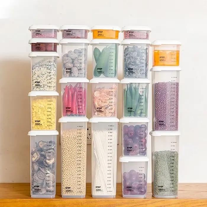 Boîtes de rangement scellées en plastique