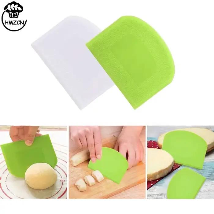 Spatule à crème pour gâteau de cuisine, couteau à pâte, coupe-beurre, grattoir à pâte, décoration, bord lisse, outils de pâtisserie 1 pièce spatule bol spatule pain crème gâteau Pizza cutter table spa