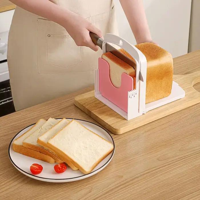 Support multifonctionnel pour trancher le pain grillé, Machine à trancher le pain grillé pliable, bricolage, cuisson du pain, Guide de coupe, outil pour pain maison