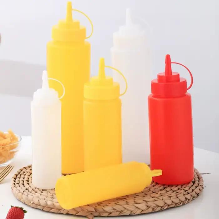 Bouteille de condiments à presser HI pour ketchup