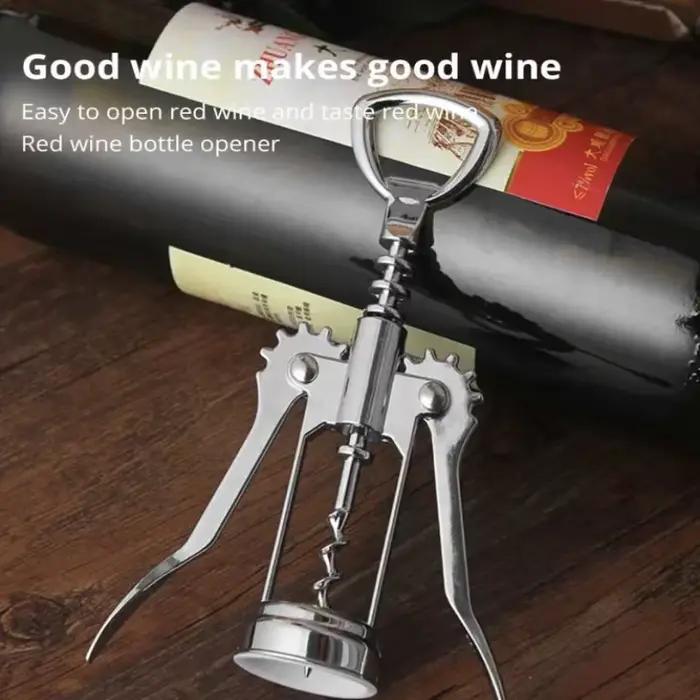 Tire-bouchon multifonctionnel en acier inoxydable durable pour ouvrir vin et bière occaions spéciales déco cuisine bar