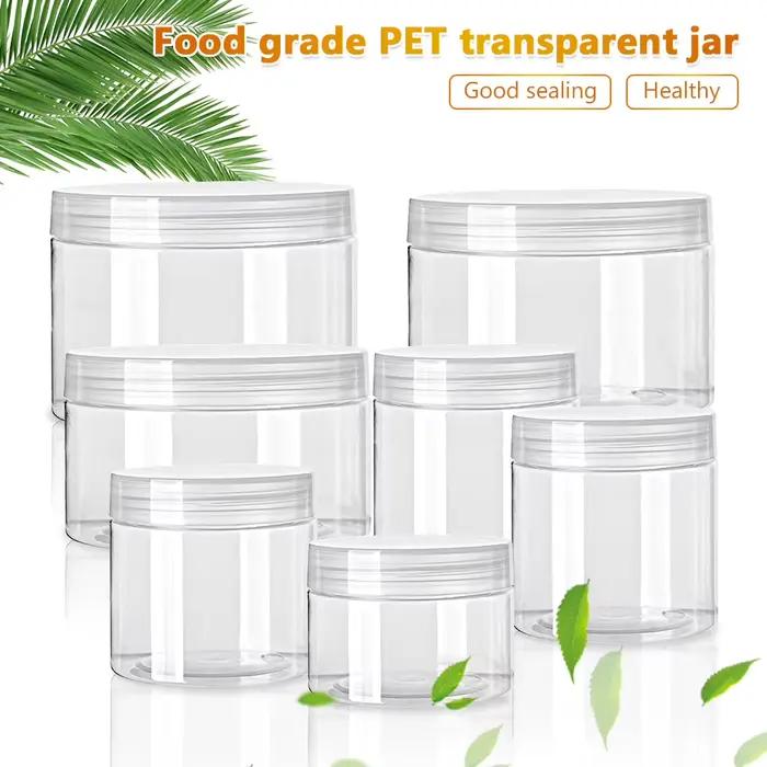 Pots de stockage avec couvercles