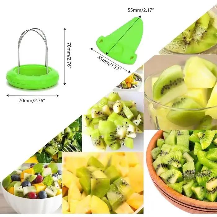 Éplucheur de kiwi créatif en acier inoxydable
