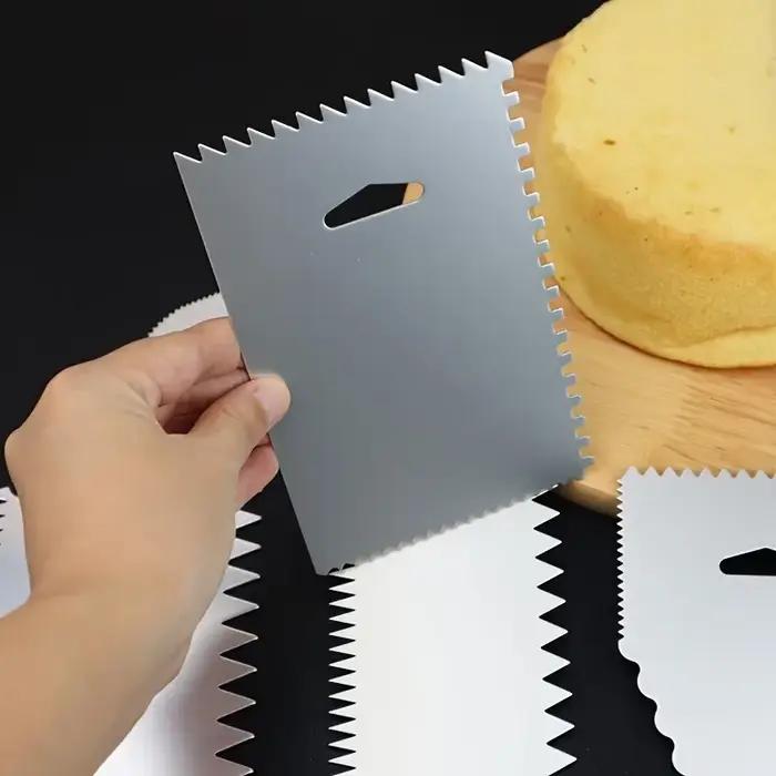Grattoir à gâteaux en acier inoxydable, grattoir à crème, outil de cuisson, Gadgets de cuisine, bricolage