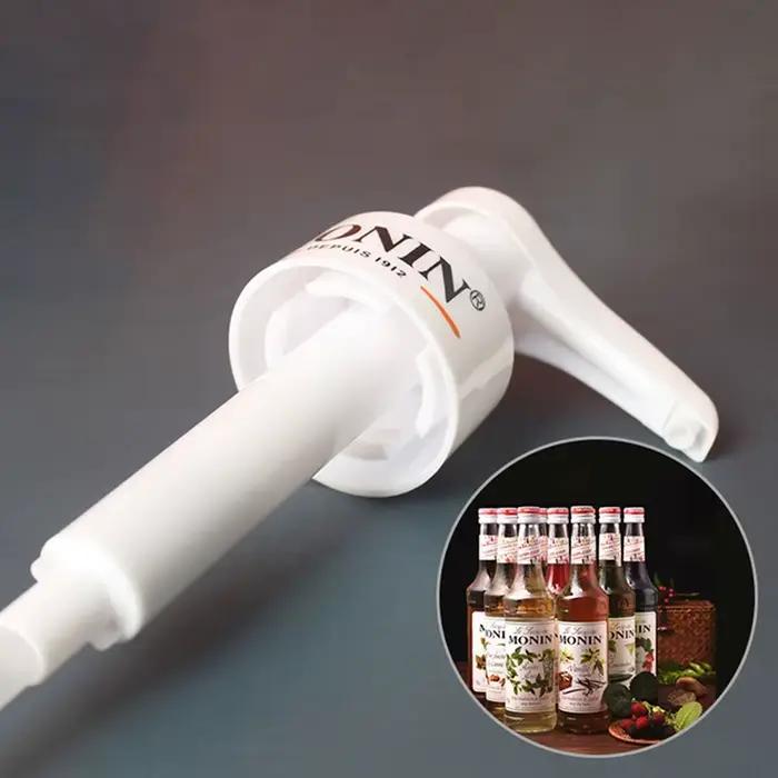 Pompe distributrice de sirop pour café 1 litre, noire, pour sirop Monin, pompe distributrice de jus 10 ml
