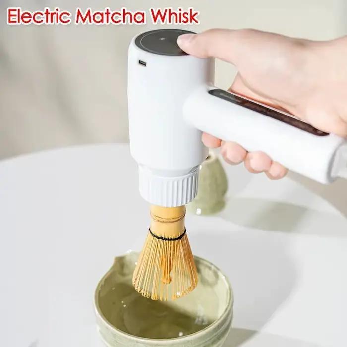 Fouet Matcha électrique 3 vitesses sans fil rechargeable pour préparation de thé à la maison pour amateurs de thé occasions spéciales