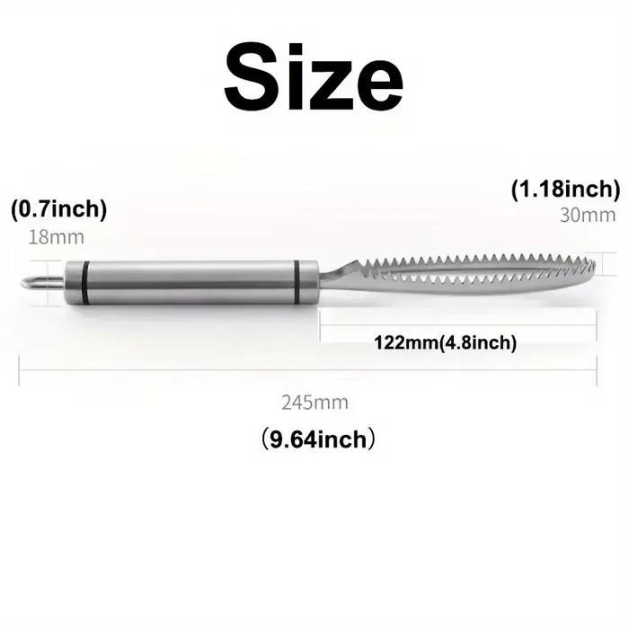 Nettoyeur d'écailles de poisson en acier inoxydable, grattoir, éplucheur, outil, peau de poisson, rasoir, dissolvant, livres, brosse