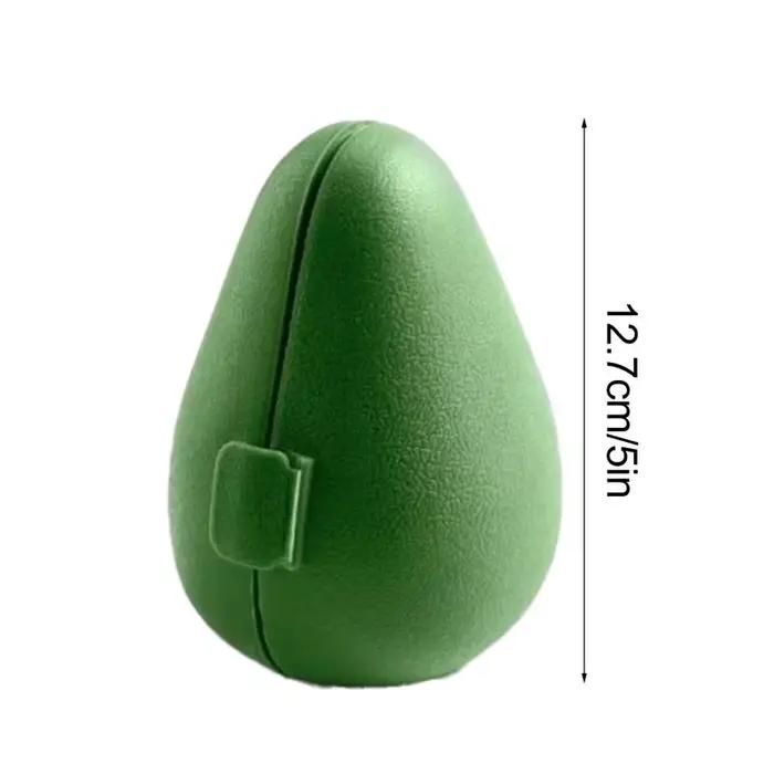 Boîte de stockage des aliments en forme d'avocat vert