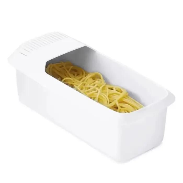 Microwave Noodles Pasta Cooker With Strainer Eco-Friendly Plastic Spaghetti Vegetable Steamer Dishwasher Kitchen Accessories New