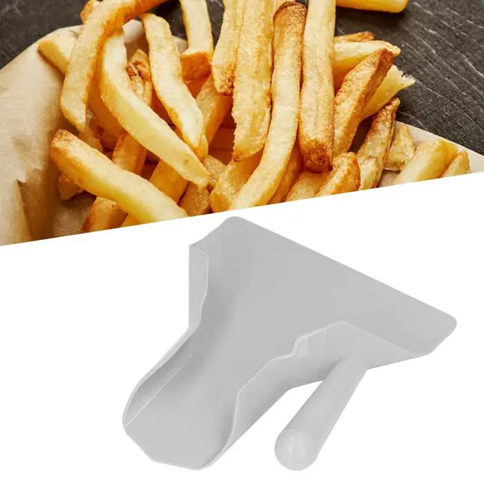Pelle à frites de qualité alimentaire, poignée droite coordonnante, spatule à frites, pelle à frire, ustensiles de cuisine, ménage