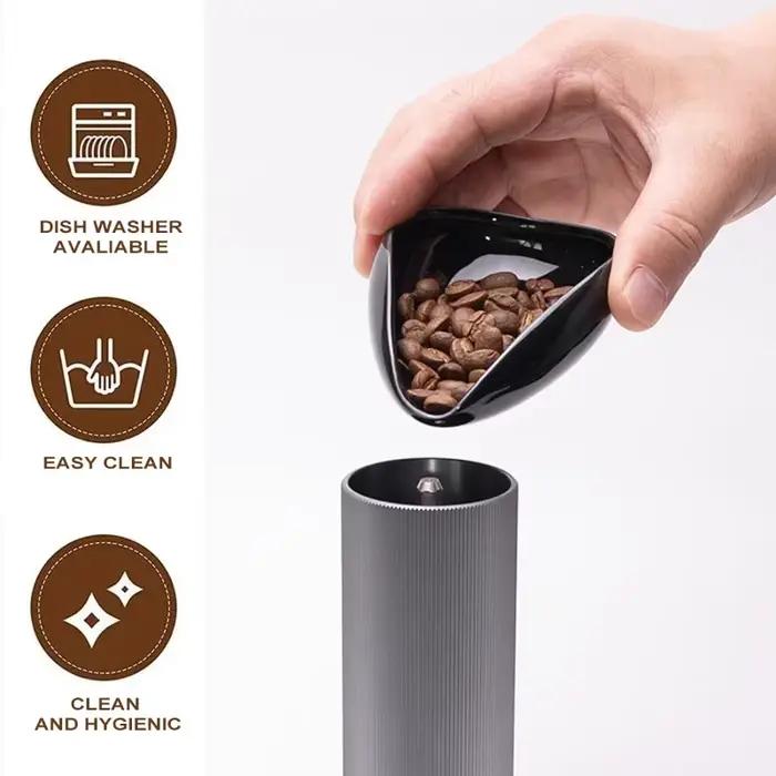 Ensemble de tasses et cuillères doseuses pour grains de café