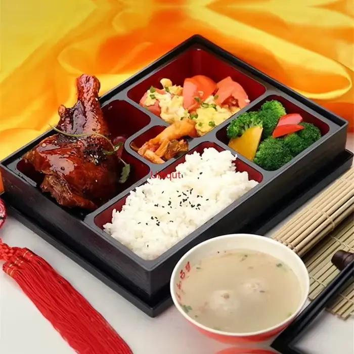 Riz Sushi restauration récipient de stockage des aliments boîtes à déjeuner japonais compartiments boîte à Bento Portable récipient de nourriture bento boîte à Bento