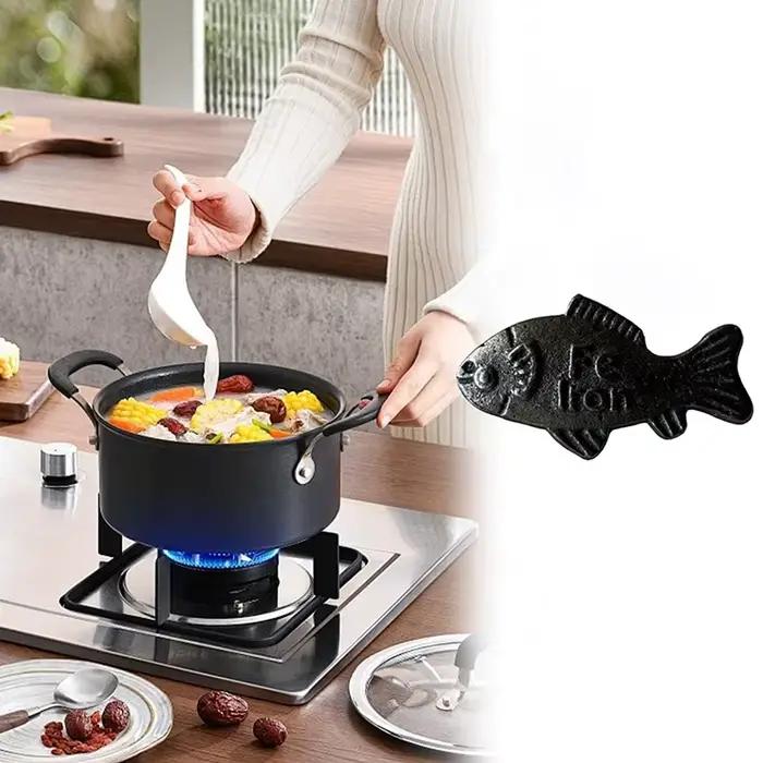 Ustensile de cuisson efficace en fer pour poissons et oiseaux pour repas nutritifs ; réduit les déficiences potentielles