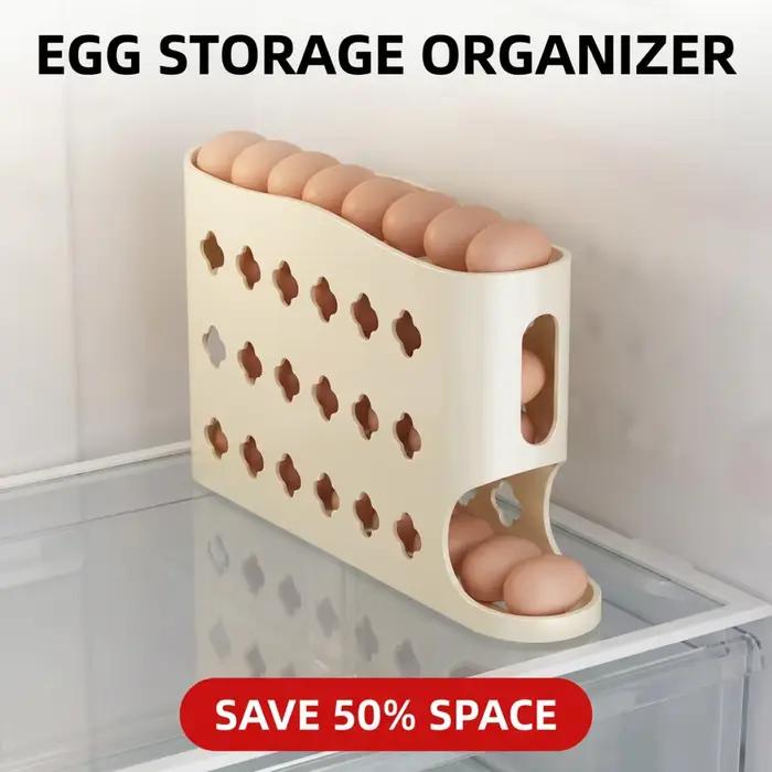 Range-œufs à roulement automatique – Base étroite de 7 cm