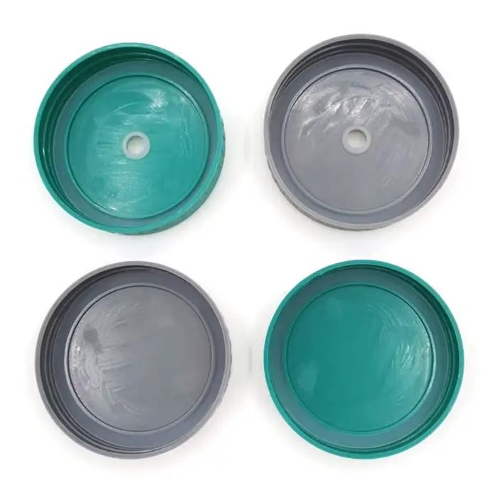 Lot de 3 couvercles anti-fuite pour bocaux à large ouverture