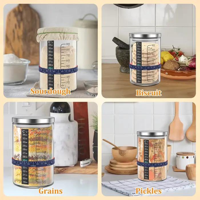 Pot à levain 900 ml, récipient