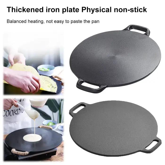 Plaque de cuisson ronde en fonte pour barbecue