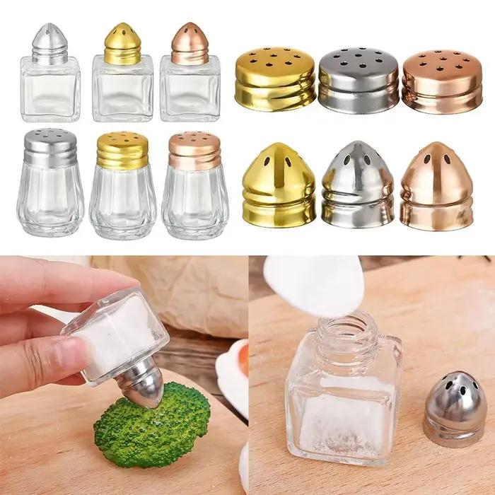 Mini bouteille d'assaisonnement en plastique pour stockage d'épices et poivres, bouteille de condiments portable pour barbecues et fêtes en plein air, cadeau de pendaison de crémaillère élégant pour occasions spéciales