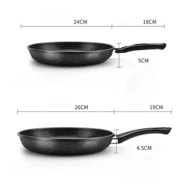 Poêle à frire polyvalente à fond plat