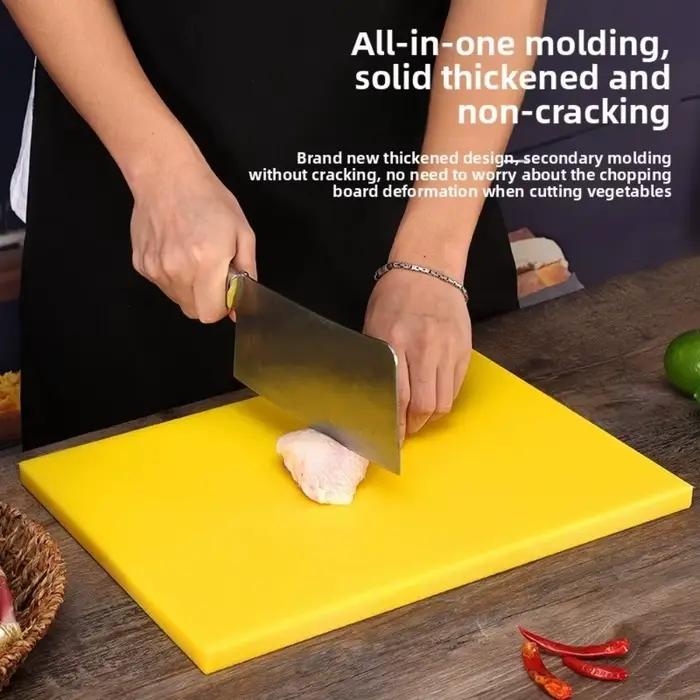 Planche à découper en plastique HDPE de qualité alimentaire 36*28*1.3cm