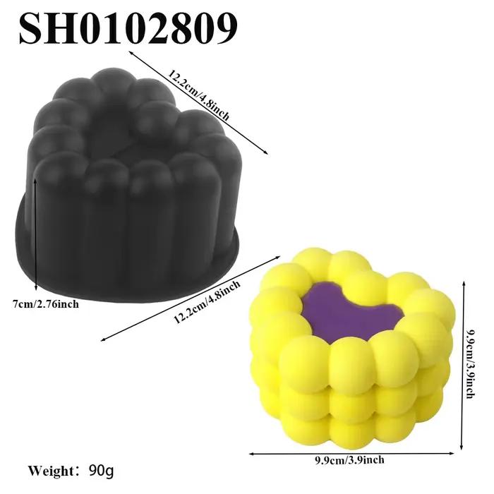 Moule à gâteau mousse en silicone forme de cœur pour saint-valentin outils de pâtisserie ustensiles de cuisine occasions spéciales