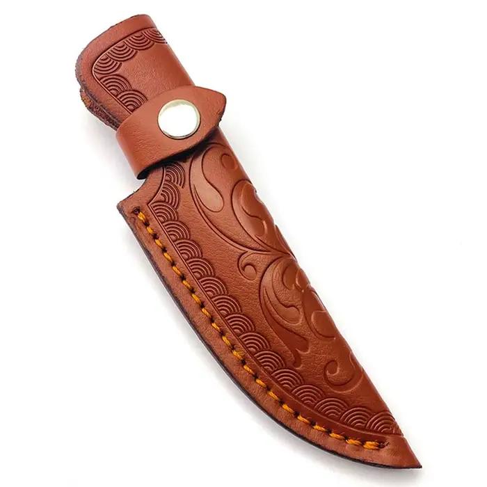 Étui pour couteau de chasse de poche de haute qualité, étui pour lampe de poche de transport en plein air, étui à boucle de ceinture, outil de couteau droit