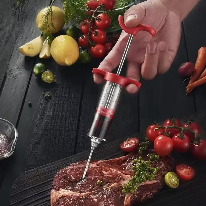Injecteur de viande, seringue