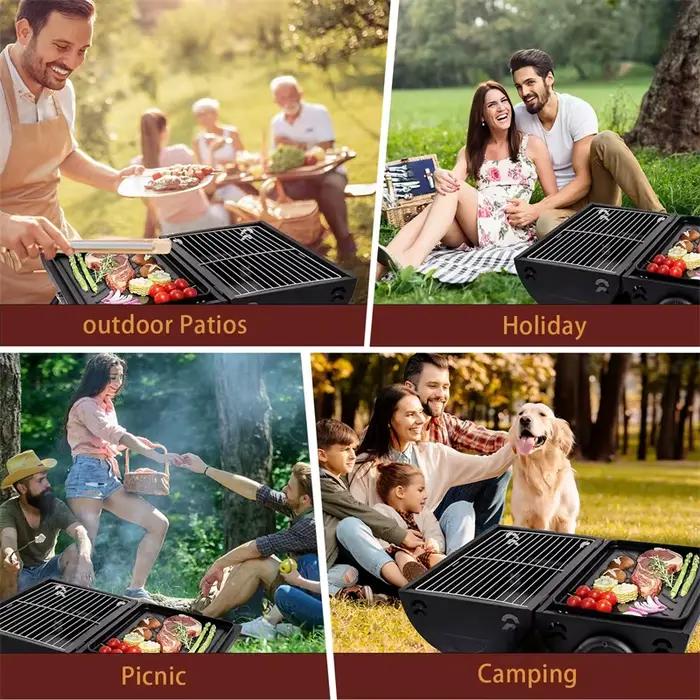 Barbecue au charbon de bois portable