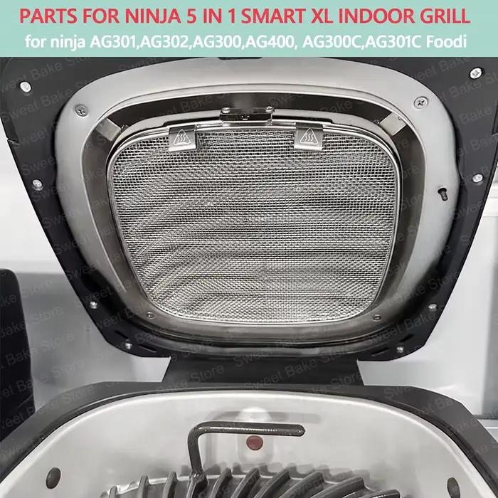 Protection contre les éclaboussures et tapis en papier pour friteuse à Air, pour Ninja AG300 AG301 AG400 AG301C AG300C, Foodi Ninja 5 en 1 Smart Xl, écran en maille pour gril intérieur