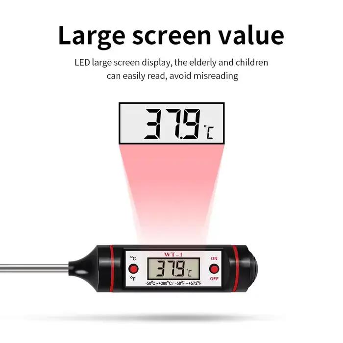 50-300 ℃ Thermomètre alimentaire numérique pour viande