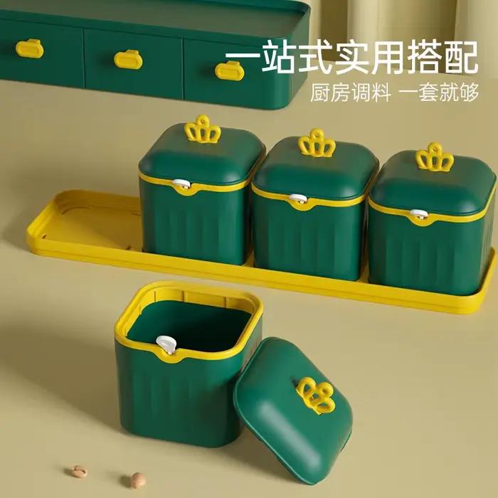Ensemble de pots à épices en paille