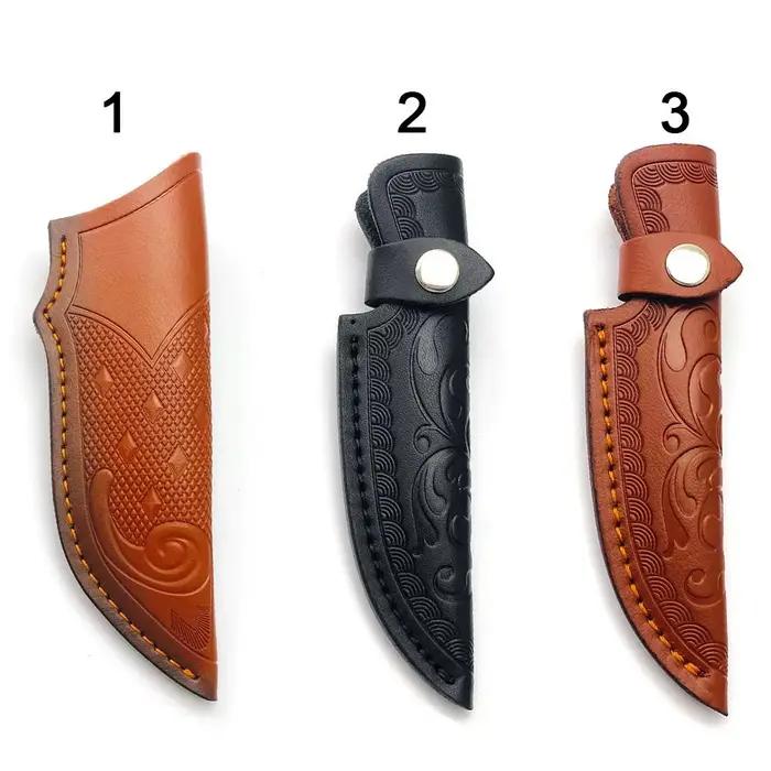 Étui pour couteau de chasse de poche de haute qualité, étui pour lampe de poche de transport en plein air, étui à boucle de ceinture, outil de couteau droit